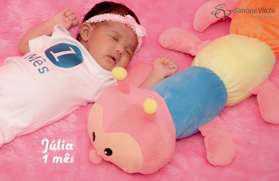 Ensaio Fotográfico Mensal do Bebê na Vila Mariana - Ensaio Fotográfico Profissional