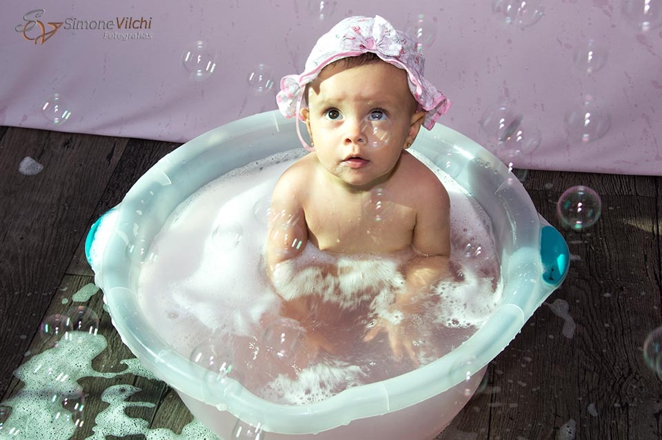 Ensaios Fotográficos do Bebê Comendo o Bolo no Itaim Bibi - Foto de Festa Infantil